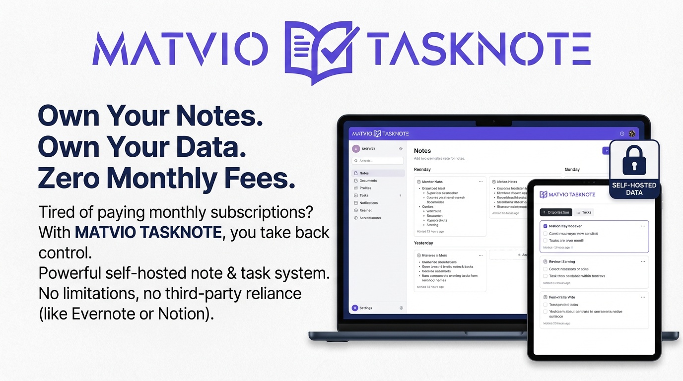 TaskNote — AI-enabled self-hosted notes