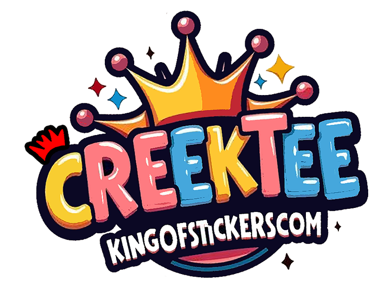 Creektee King of Stickers logo
